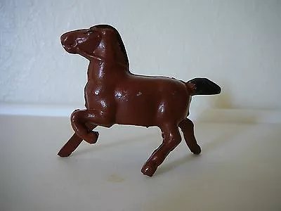 Vintage Miniature Brown Metal Horse Figure • $6.50