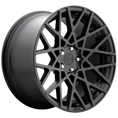 18x8.5 Rotiform R112 BLQ MATTE BLACK Wheel 5x112 (45mm) • $340