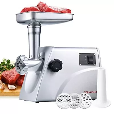 Sunmile SM-G33 Electric Meat Grinder - 1HP 800W Max Power - ETL Stainless Ste... • $117.86