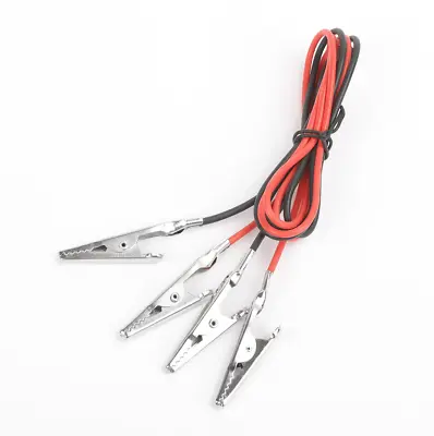$3.99 • Buy Ever Start 30  Test Lead Black&Red, 4 Alligator Clips, 2 Electrical Wires, 22AWG