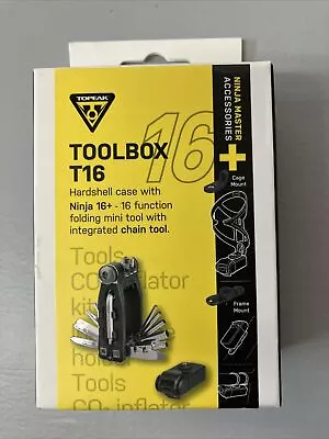 Topeak Ninja Master Toolbox T16 Bike Multitool 18 Function With Hard Case • $42.49