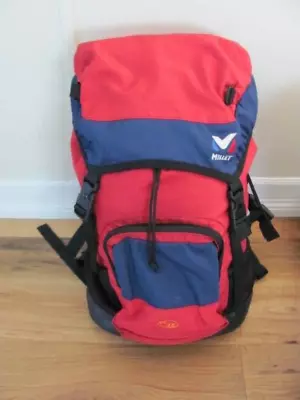 Millet Vintage OS 25 Red  Hiking Day Back Pack Approx. 21  H X 11  W (CH) • $79.99