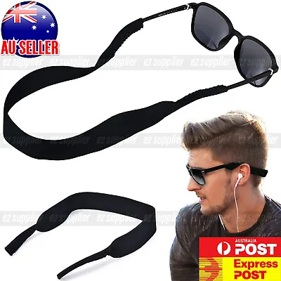$5.35 • Buy Sunglasses Strap Sports Band  Glasses Neck Cord Neoprene Eyewear Black HOT