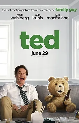 Ted Movie Poster  : 11 X 17 Inches : Mark Wahlberg Poster (final) • $13.96