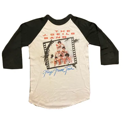 Vintage 1989 The J Geils Band Raglan Shirt • $50