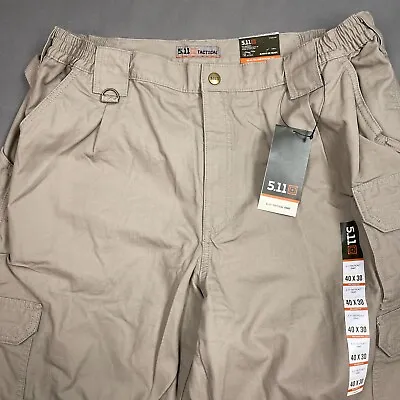 5.11 Tactical Pants Mens 40x30 Beige Khaki Cotton Canvas Duty Range LEO EMT Work • $39.95