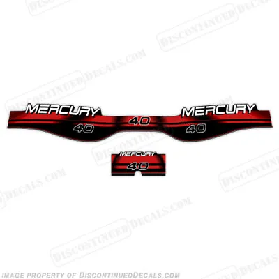 Fits 1998-1999 Mercury 40hp 2-Stroke Wrap Around Outboard Decal Kit Two Stroke  • $89.95