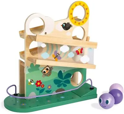 £29.69 • Buy Janod Toddler Wooden Caterpillar Ball Manipulation Dexterity Toy 