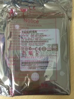 New Toshiba 1 TB MQ02ABD100H 5400 RPM 8GB SSD Hybrid 2.5  SATA6.0G/s Hard Drive • $109.99