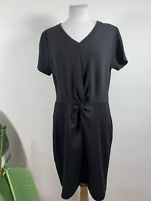 Rebel WOMENS Black Sheath Dress Size 1X • $35.99