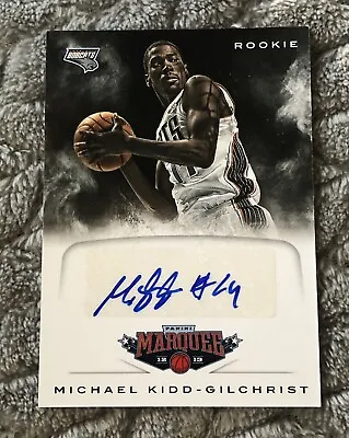 2012-13 Panini Marquee Signatures Michael Kidd-Gilchrist #6 Rookie Auto • $10.80