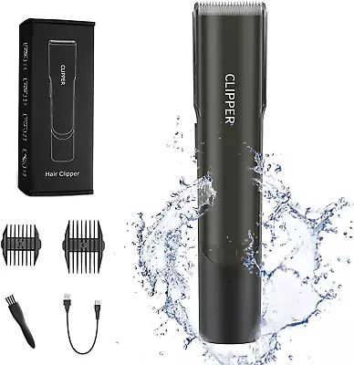 Hair Clippers For Men Automatic Vacuum Professional Cordless Hair Clippers Wat • $52.46