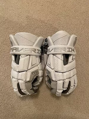 NEW Maverik M6 Lacrosse Gloves 13  (Large) White • $150