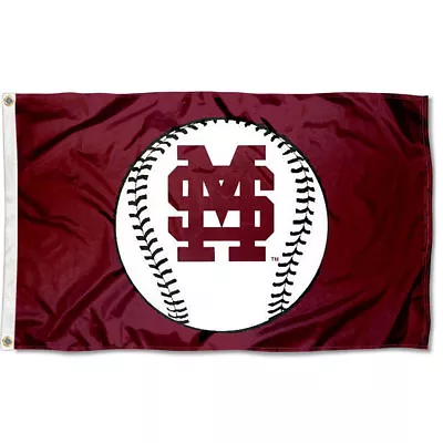 Mississippi State University Bulldogs Baseball 3x5 Foot Flag • $32.95