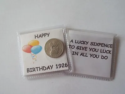 £2.95 • Buy Birthday Lucky Sixpence ACTUAL YEAR 1939 To 1967