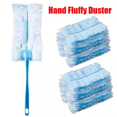 Fluffy Duster Refills Flash Dust Magnet Dispos Duster Heads Microfiber Duster • £4.71