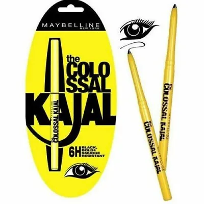 MAYBELLINE COLOSSAL KAJAL BLACK BOLD SMUDGE PROOF EYELINER ( Buy 3 Get4) • $11.07