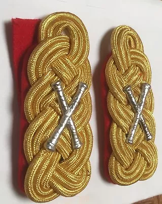 GERMAN WW2 FIELD MARSHALL SHOULDER BOARDS For Uniform Tunic • $47.46