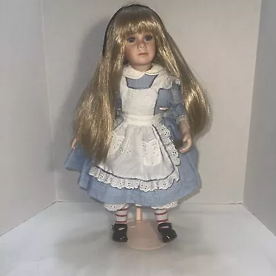 Thelma Resch Alice In Wonderland Porcelain Doll Masterpiece Gallery 2000 • $59