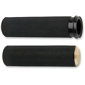 Arlen Ness 07-332 Fusion Hand Grips Brass Knurled For Harley Cable Op • $69.95