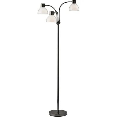 Adesso Three (3) Arm Black Nickel Floor Lamp Indoor Presley 3566-01 Modern  • $69.99