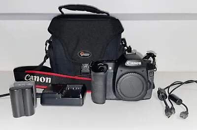 Canon EOS 50D DSLR 2 Batteries & Battery Charger USB Cables And Case. • £180