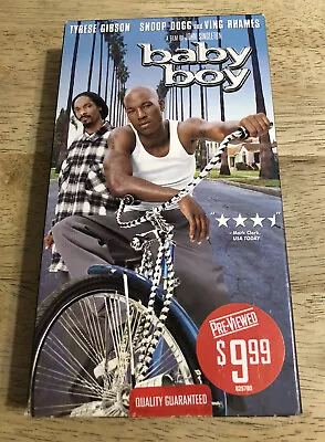 2001 VHS Tape BABY BOY Tyrese Gibson Snoop Dogg Ving Rhames Taraji P Henson • $5.99