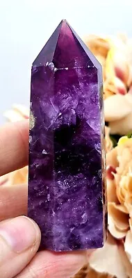 ⭐️SALE⭐️ Purple Rainbow Fluorite Point  Healing Anxiety Peace Concentration  • £9