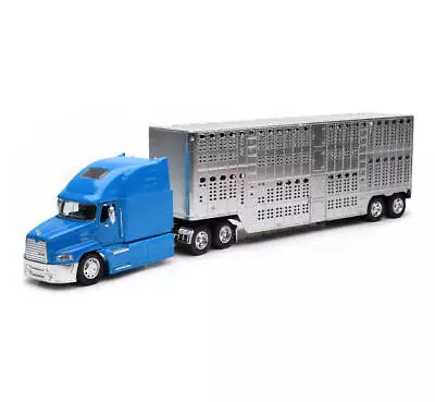 New  Ray 1/32 Mack Pinnacle W/Pot Belly Livestock Trailer Die Cast NRY12853 • $50.91