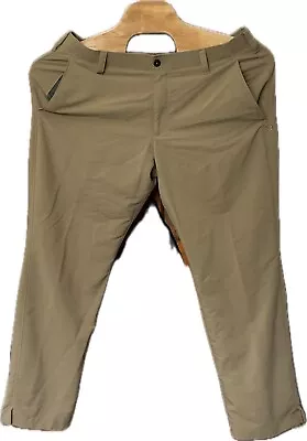 Under Armour UA Match Play Khaki Brown Golf Pants Mens 40 X 30 • $24.99