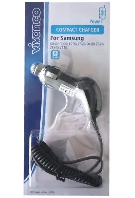 Vivanco Car Charger Adapter For Samsung E250 C520 D800 D900 U700 E900 E950 Etc • £24.66