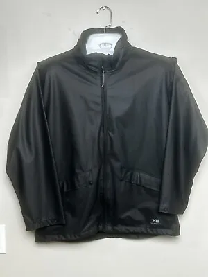 Helly Hansen Jr. Voss Waterproof Rain Jacket- Youth Size 176/16 -No Hood • $29.99