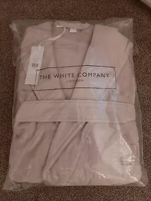 The White Company Ash Rose Velour Hooded Dressing Gown Large Brand New RRP £75 • £50