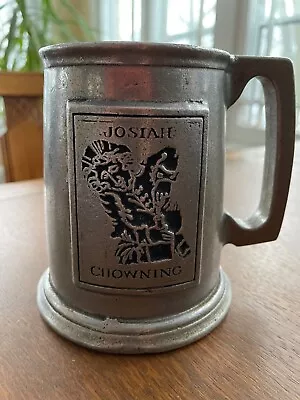 Vintage Josiah Chowning Pewter Beer Stein Mug Tankard From The 1990s • $13.99