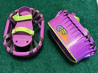 Moon Shoes Anti-Gravity Straps Purple & Green Nickelodeon 1989 Snow Block Maker • $15.99