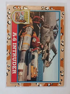 A-6 INTRUDER - 1991 TOPPS DESERT STORM 2nd SERIES CARD #104 • $1.79