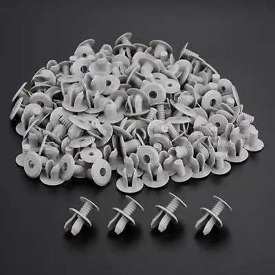 100Pcs Auto Car Gray Plastic Fastener Door Panel Clips For  T4 T5 Transporter • $10.99