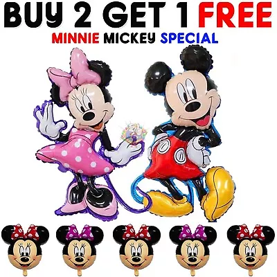 Mickey Minnie Mouse Theme Birthday Party Foil Air Fill Balloon UK Seller • £2.49