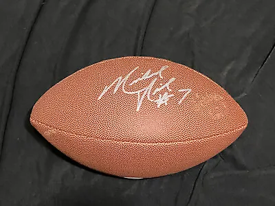 Michael Vick Autographed NFL Football RARE FULL NAME SIGNATURE JSA COA FALCONS • $124.99