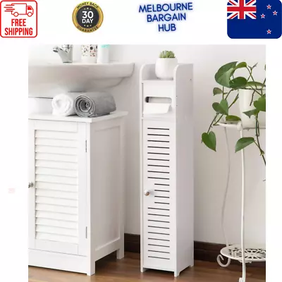 $55.71 • Buy Toilet Roll Holder Toilet Paper Roll Holder With Slim Shelf Over Toilet Storage