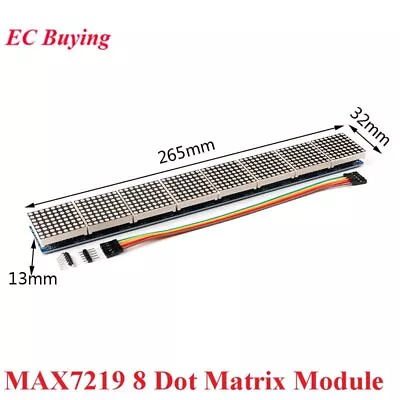 MAX7219 8*8 8 Dot Matrix LED Display Module Digital Tube Control Drive Board • $12.51