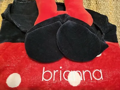 Pottery Barn Kids Disney Minnie Mouse Hooded Towel Monogrammed Brianna 50  X 27  • $20