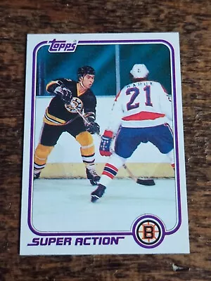 1981-82 Topps Nhl Hockey #e126 Ray Bourque Boston Bruins Sa • $3.68