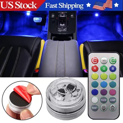 $4.99 • Buy Colorful LED Lights Car Interior Accessories Atmosphere Lamp W/ Remote Control
