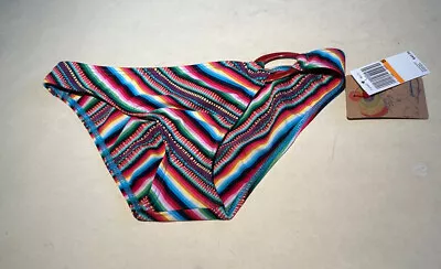 OP Ocean Pacific Womens Multi-color Bikini Bottom Sz S NWT • £21.20