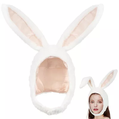 Cute Bunny Hat Plush Rabbit Ears Hood For Women Girls Kids - Cosplay Costume • £10.99