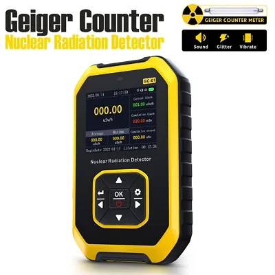 Portable Nuclear Radiation Detector GM Geiger Counter Tube β γ X-Ray Dosimeter • $39.99