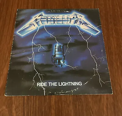 Metallica Ride The Lightning Vinyl LP 1984 Megaforce Records MRI769 First Press • $375