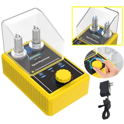 $32.99 • Buy AUTOOL Car Spark Plug Tester Dual Hole Petrol Ignition Analyzer Diagnostic Tool 