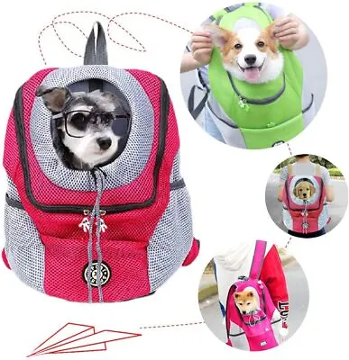 £12.95 • Buy Pet Carrier Backpack For Small Dog Cat Up To 2~26 Lbs, Hands-Free Pet